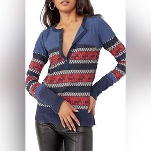 Free People Into the Woods Sweater NWT